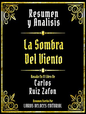 cover image of Resumen Y Analisis--La Sombra Del Viento